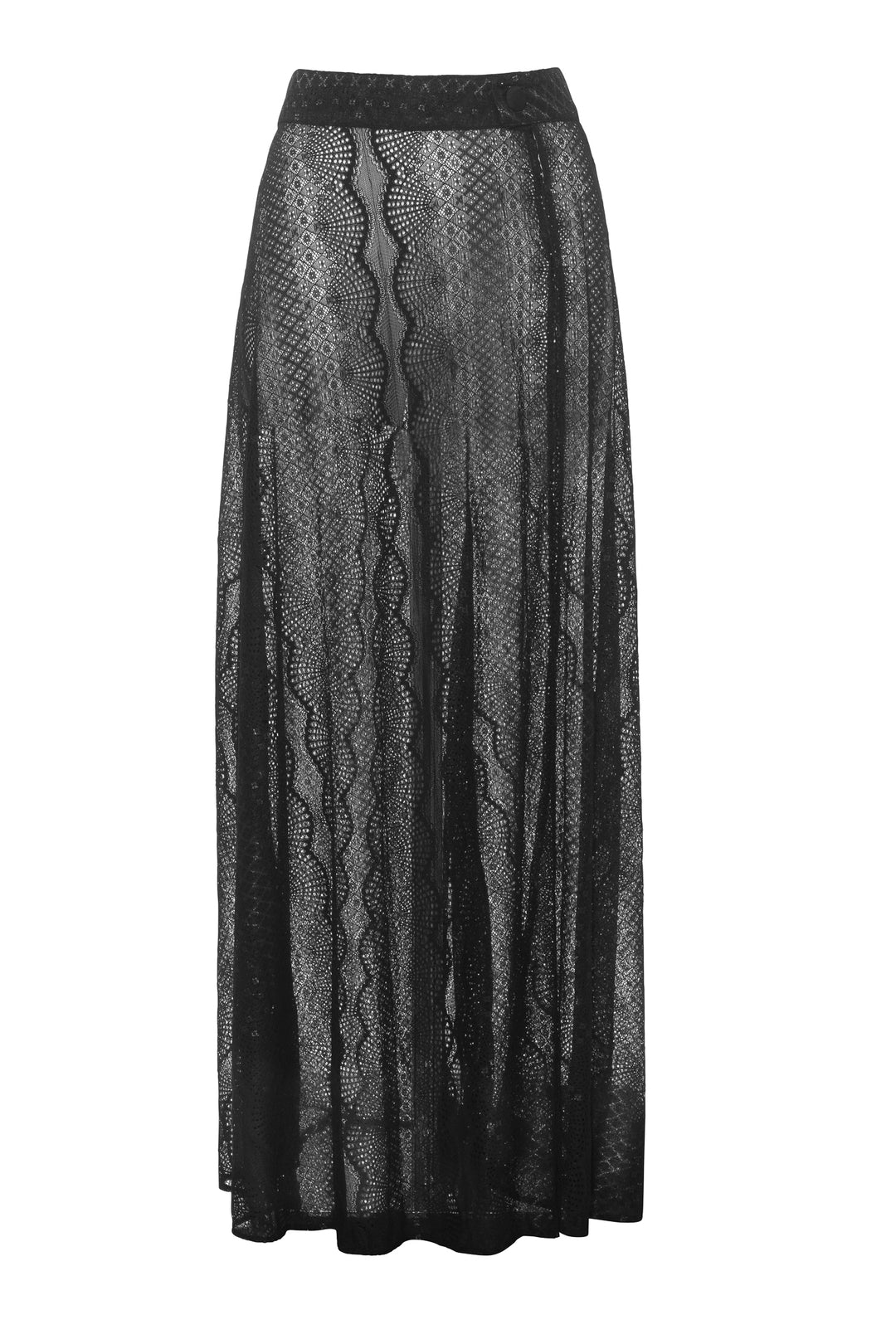 Black lace guess skirt sales
