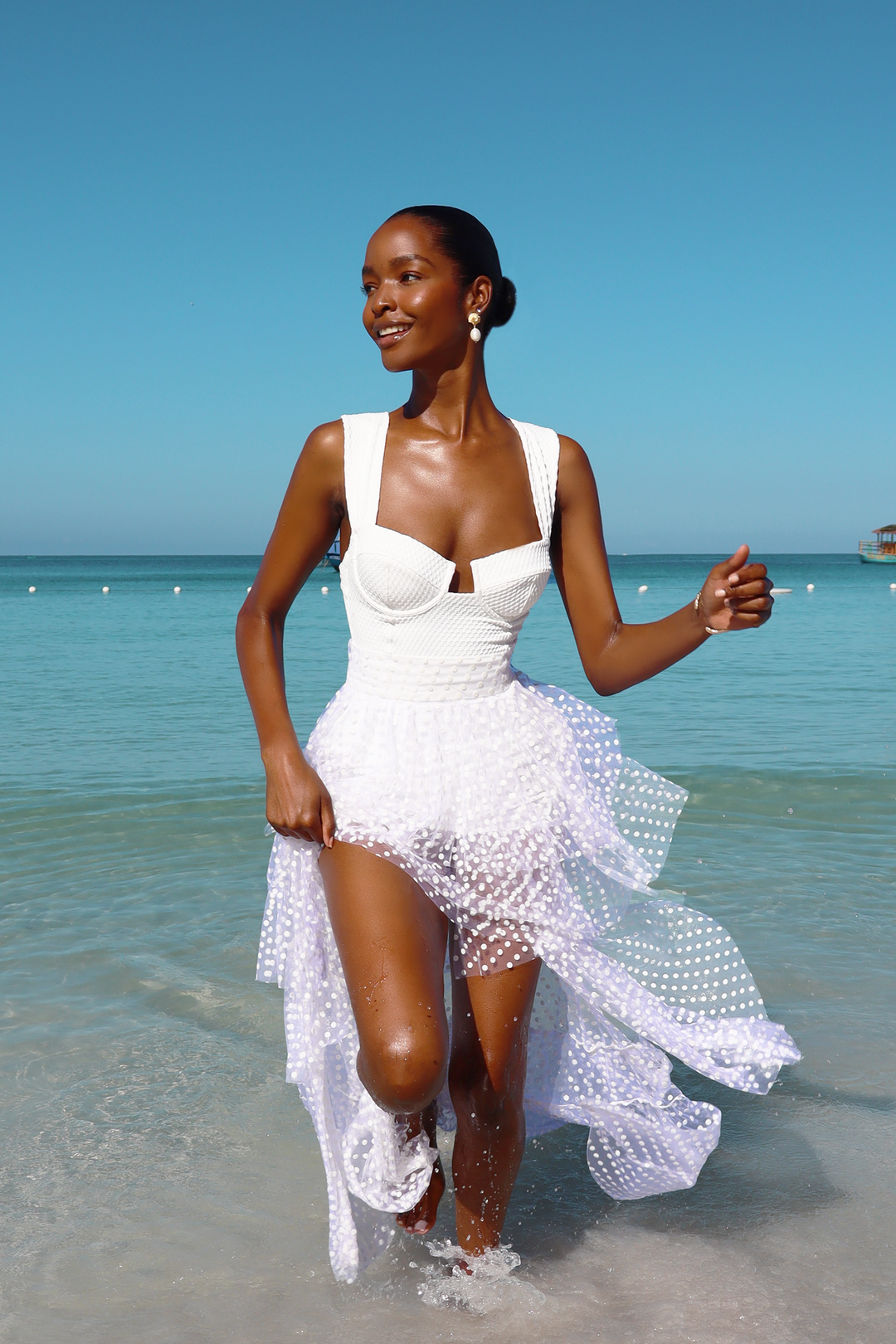 ELENA SKIRT WHITE TULLE