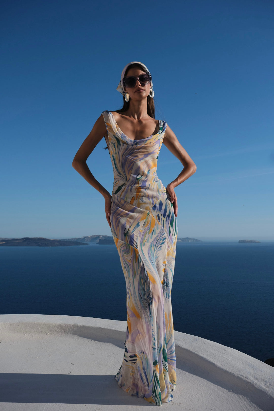 HARPER DRESS - IRIDESCENT WAVE (FINAL SALE) – Alexandra Miro