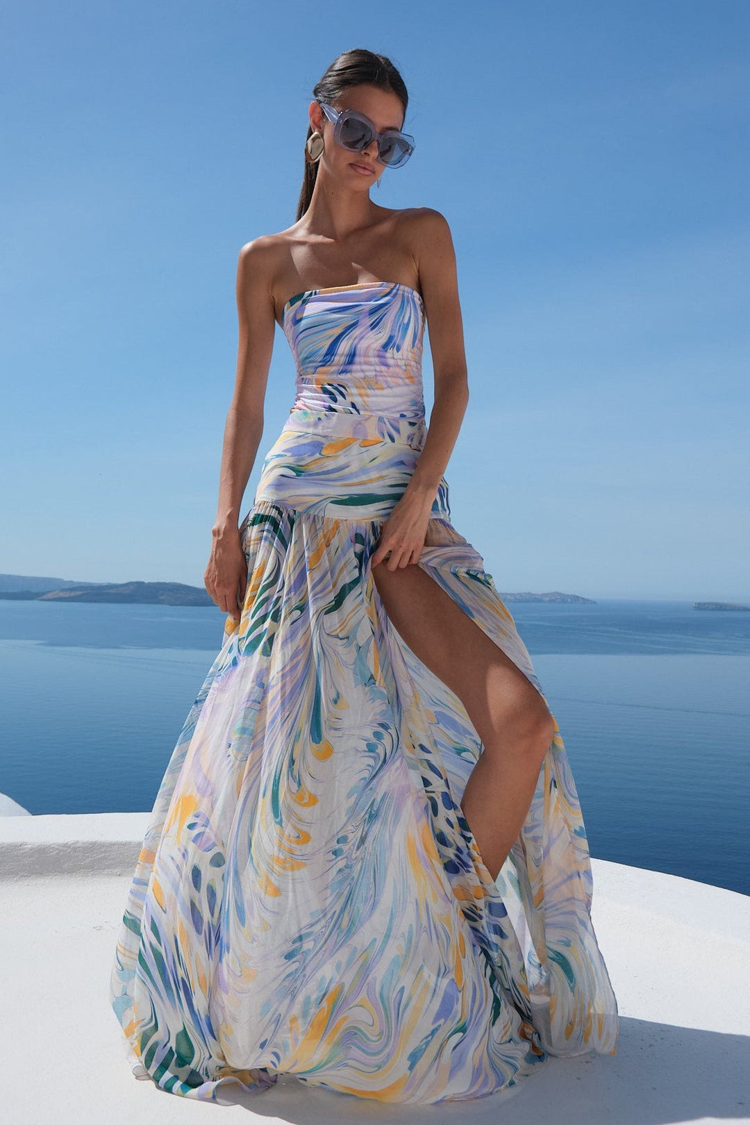 JAIMEE SKIRT - IRIDESCENT WAVE – Alexandra Miro JAIMEE SKIRT - IRIDESCENT WAVE – Alexandra Miro
