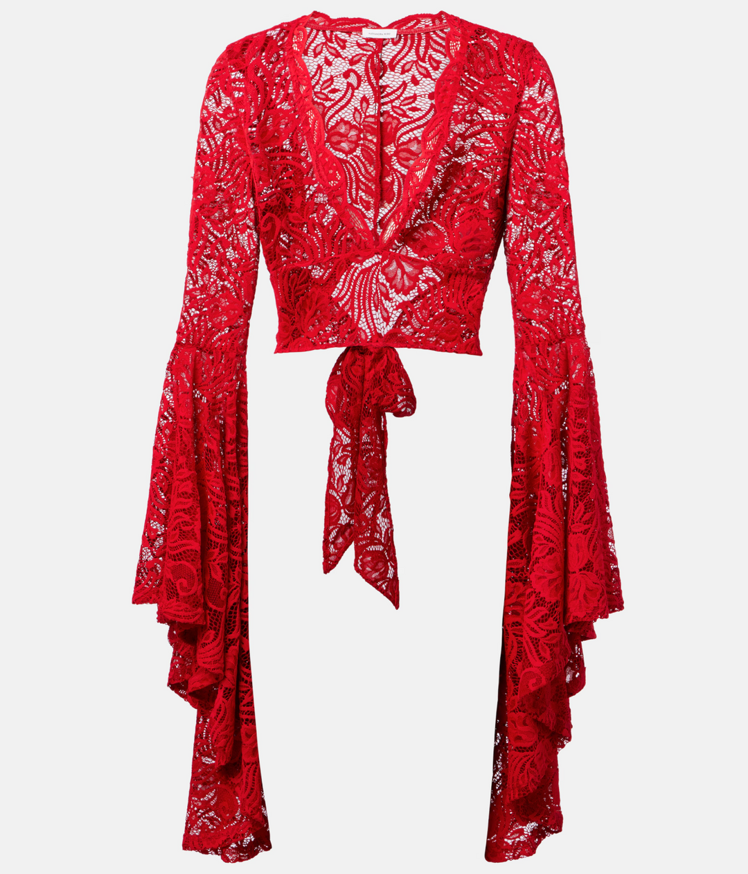 TALIA TOP - RED LACE (FINAL SALE) – Alexandra Miro