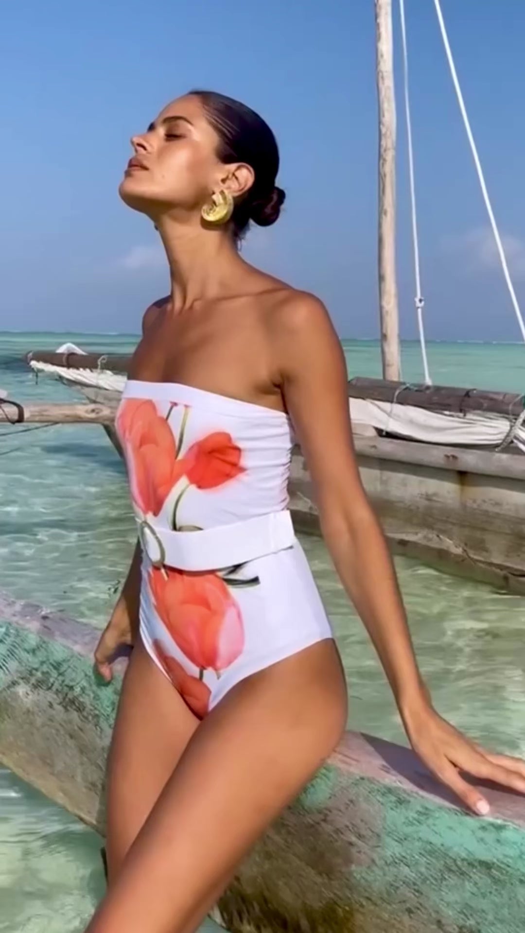 WHITNEY SWIMSUIT - TULIP (FINAL SALE) – Alexandra Miro