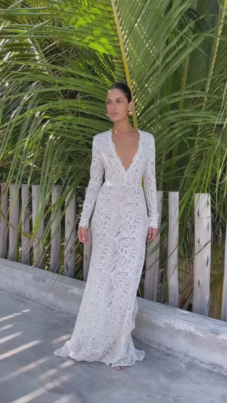 Esme＋Spectacular Historical Gown ESME DRESS - VINTAGE LACE (FINAL SALE) – Alexandra Miro